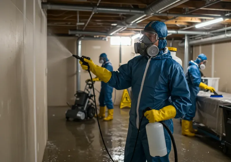 Basement Sanitization and Antimicrobial Treatment process in Glenwood, AR